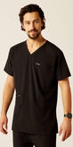 Derham 6 Pocket Scrub Top Front